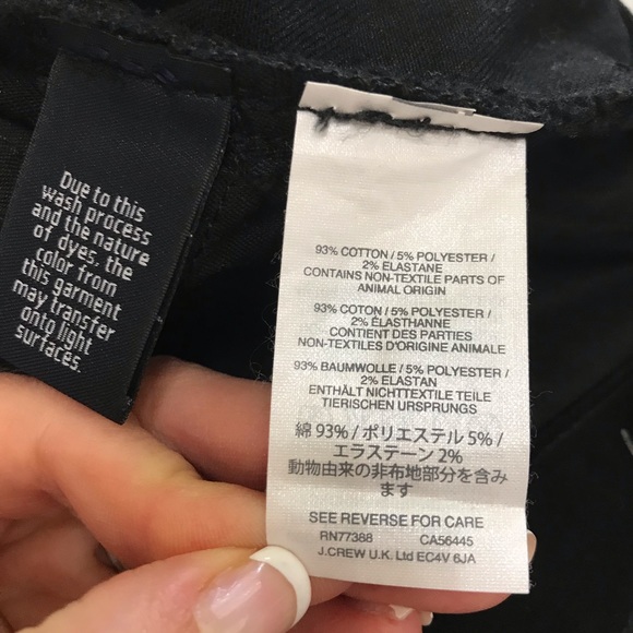 J. Crew Lookout High Rise Black Skinny Jeans - Picture 11 of 11